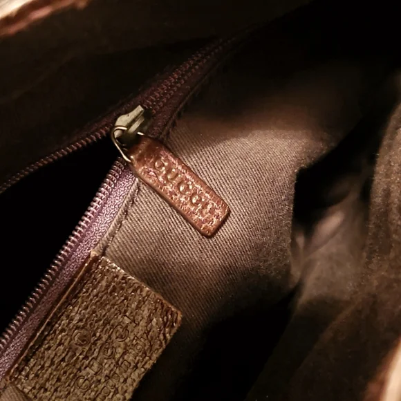 Vintage Gucci Brown Shoulder Bag - Picture 6 of 7